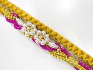 正絹　振袖用　手組帯締め